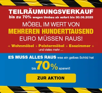Teilräumungsverkauf